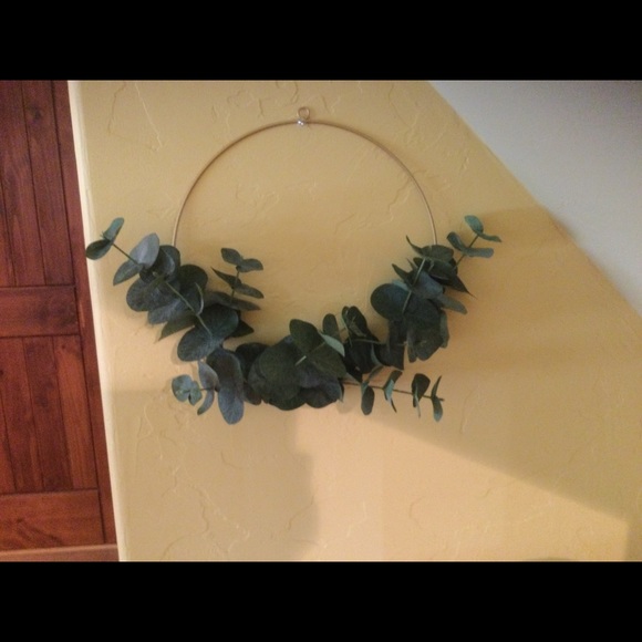 Hearth & Hand Other - Target Eucalyptus Gold Ring Wreath